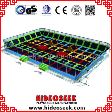 Amusement Park Huge Trampoline Bed for Recreation Center